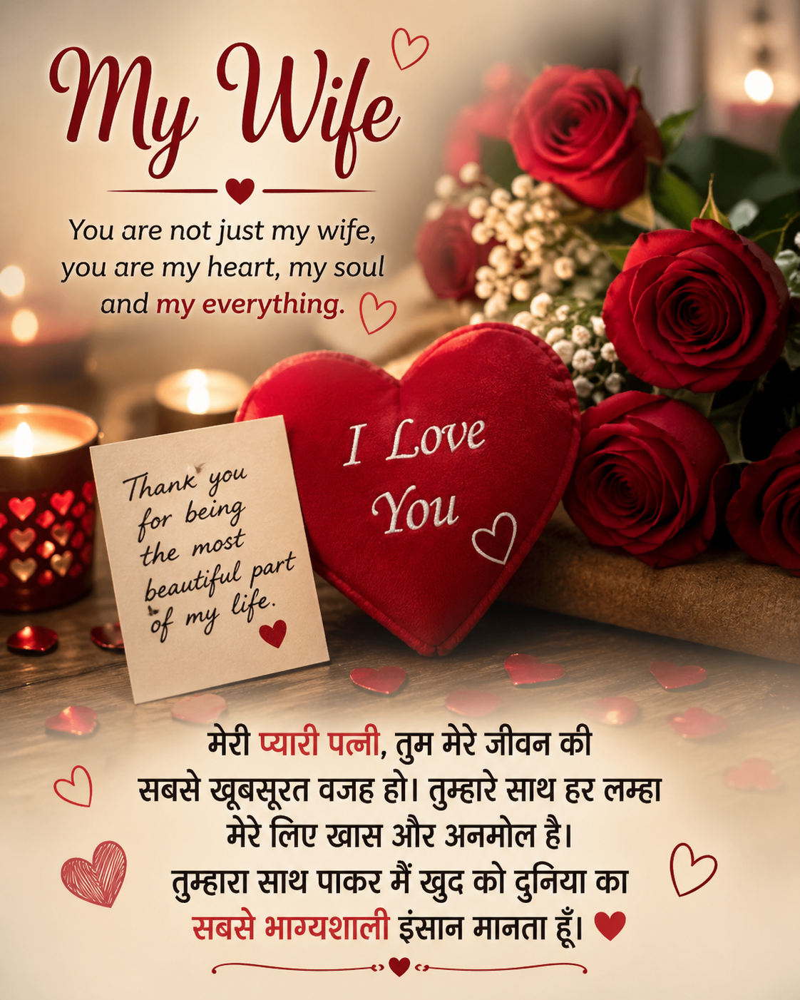 sweet love messages for wife